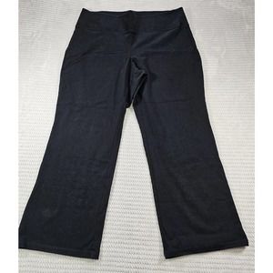 Livi Yoga Pants Womens 22/24 S Flare Leg Black